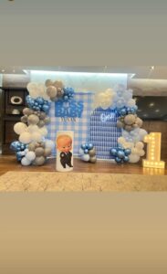 Happy Birthday Decoration with boss baby theme