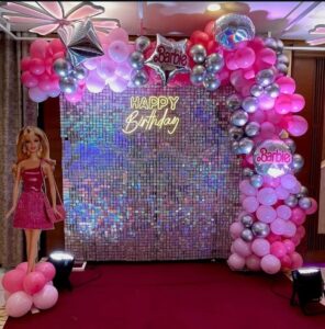 Happy Birthday Decoration Barbie theme