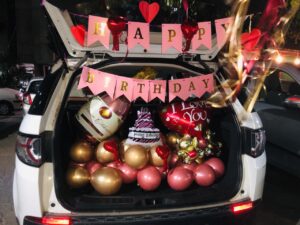 Happy Birthday Car decoration